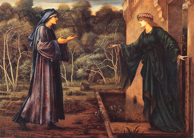 The Pilgrim at the Gate of Idleness, 1875 - 1893 - Edward Burne-Jones