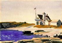 Coast Guard Station, Two Lights, Maine - Edward Hopper