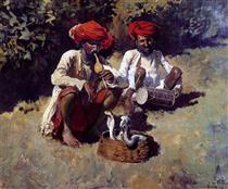 The Snake Charmers, Bombay - Edwin Lord Weeks