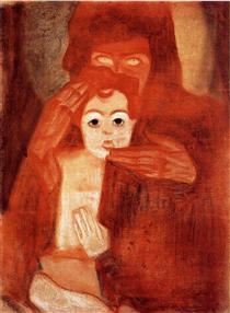 Mother and Child (Madonna) - Эгон Шиле