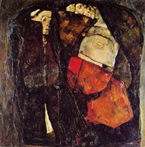 Pregnant woman and Death - Egon Schiele