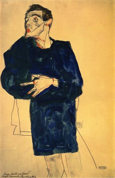 Rufer, 1913 - Egon Schiele