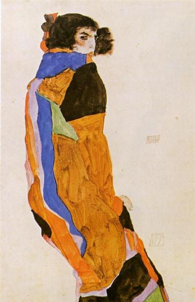 The Dancer Moa, 1911 - Эгон Шиле