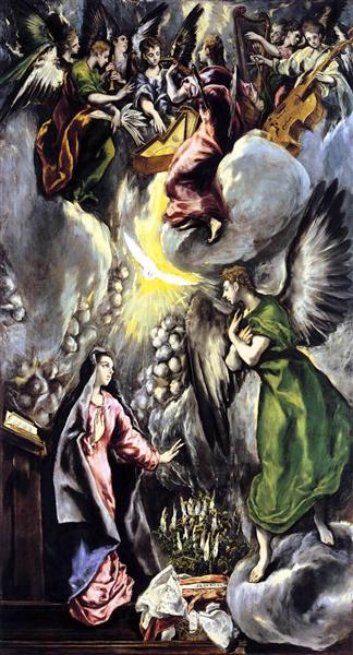 Annunciation, c.1598 - El Greco