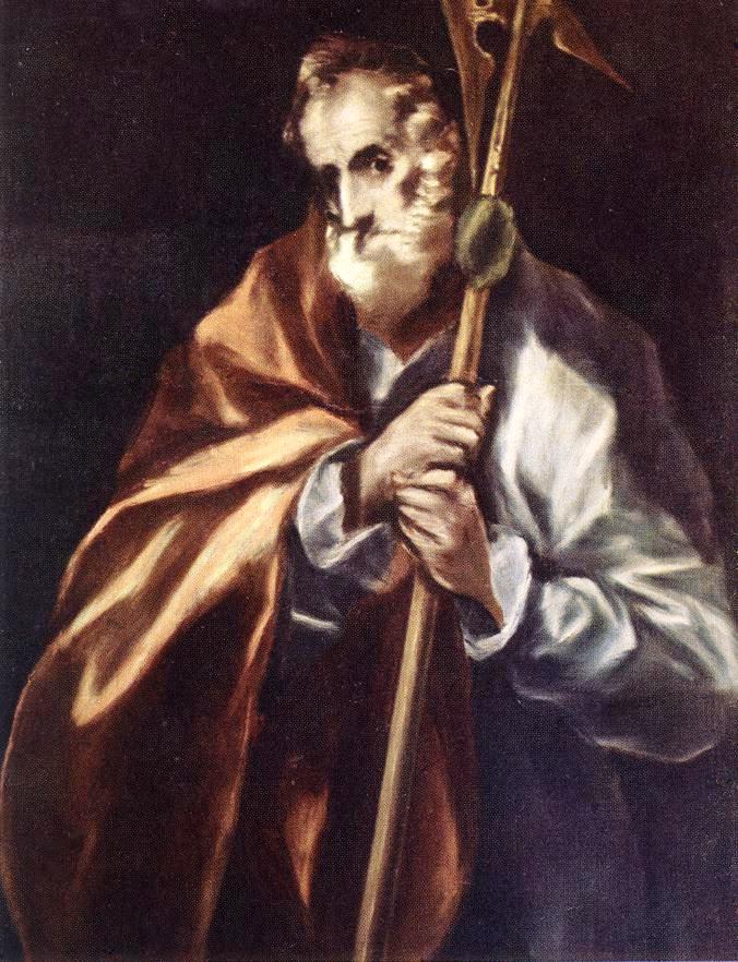 Apostle St. Thaddeus (Jude), c.1612 - El Greco - WikiArt.org