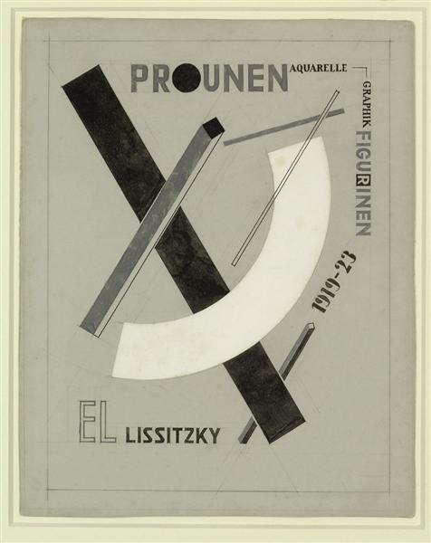 Proun, 1923 - El Lisitski