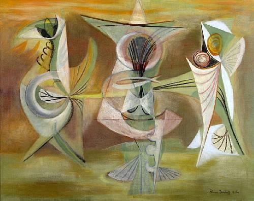 Three Figures, 1946 - Elmer Bischoff