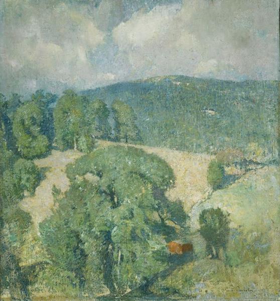 Connecticut Hillside, 1920 - Emil Carlsen
