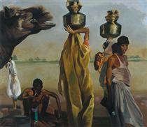 By the River - Eric Fischl