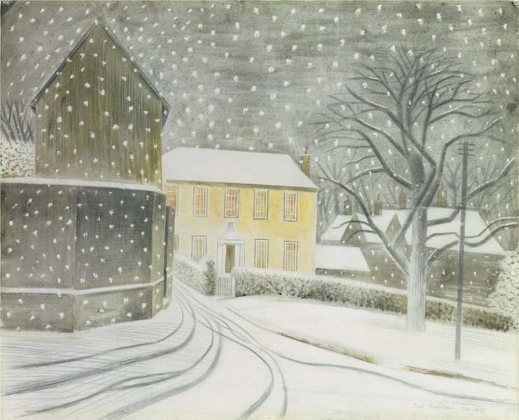 Halstead Road in Snow, 1935 - Eric Ravilious
