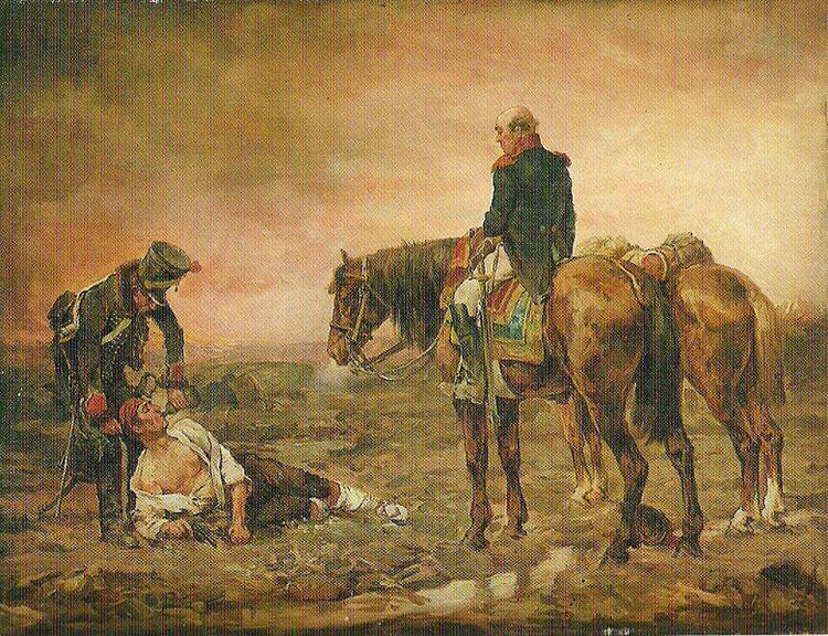 Relief after the Battle - Jean-Louis-Ernest Meissonier