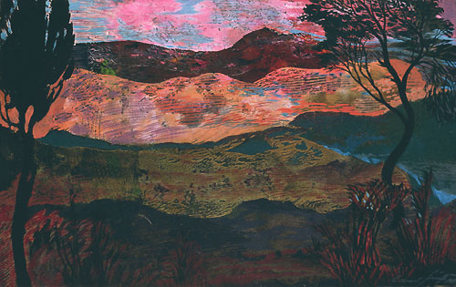 SOUTHERN FRENCH LANDSCAPE, 1986 - Эрнст Фукс