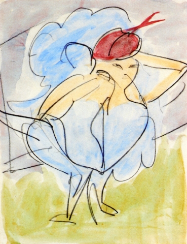 Dancer, 1911 - 1912 - Ernst Ludwig Kirchner