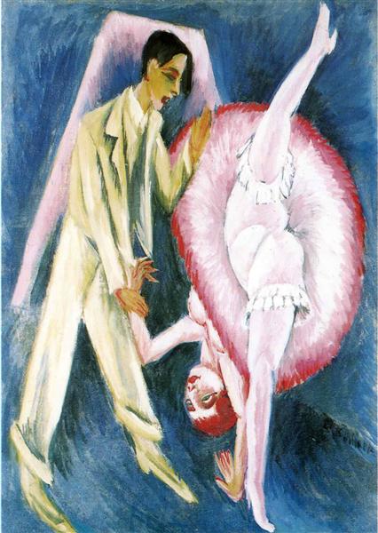 Dancing Couple, 1914 - 恩斯特‧路德維希‧克爾希納