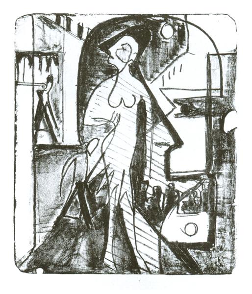 Encounter, 1929 - Ernst Ludwig Kirchner