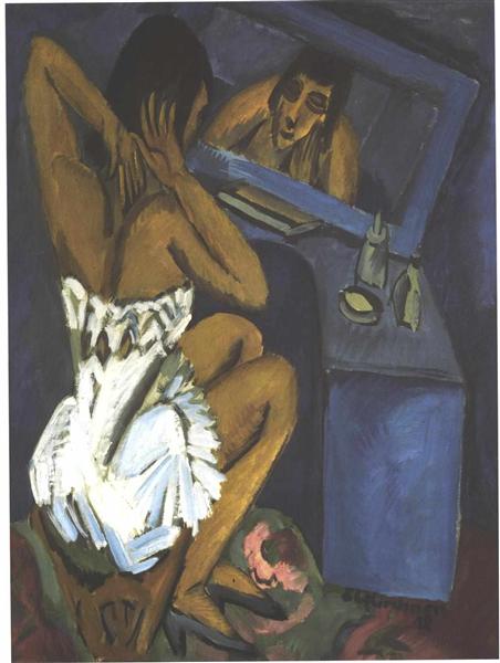 Woman before the Mirror, 1912 - Ernst Ludwig Kirchner