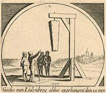 The hanging of Gilles van Ledenberg - Esaias van de Velde l'Ancien