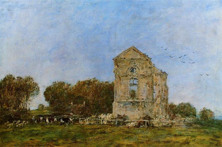 Deauville, Ruins of the Chateau de Lassay, 1893 - Eugène Boudin