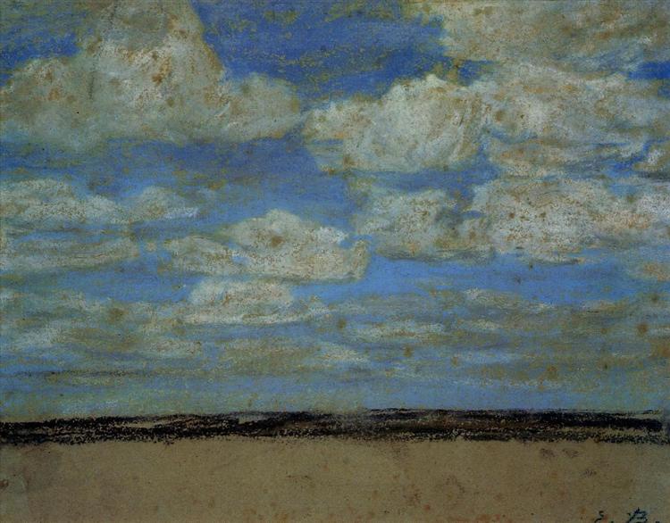 Fine Weather on the Estuary, c.1857 - Eugène Boudin