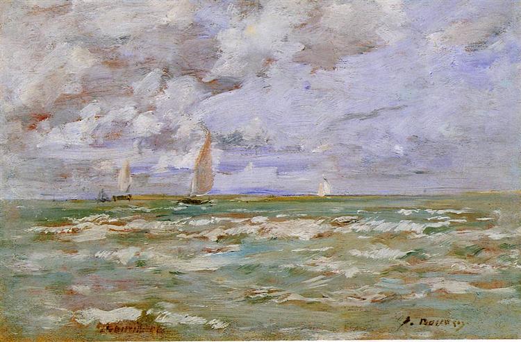 Standing off Deauville, 1886 - Eugène Boudin