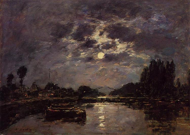 The Effect of the Moon, 1891 - Eugene Boudin