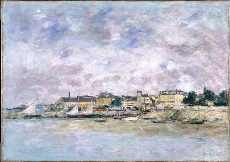 The Port, Trouville, c.1886 - Eugene Boudin