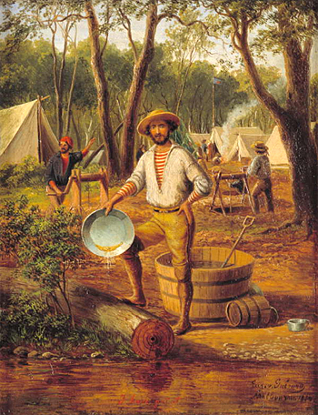 Eugene von Guérard, Ballarat, 1854 - Eugene von Guerard