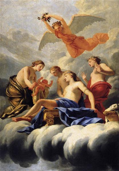 The Birth of Cupid, 1645 - 1647 - Eustache Le Sueur