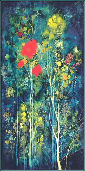 Poppies and Flowers - Eyvind Earle