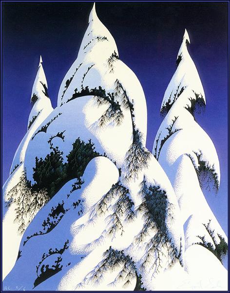 Snow Trees - Eyvind Earle
