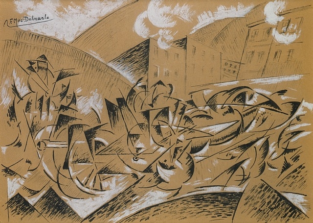 Composition Futuriste, 1914 - Феликс дель Марль