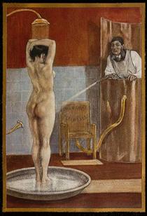 The Shower - Félicien Rops
