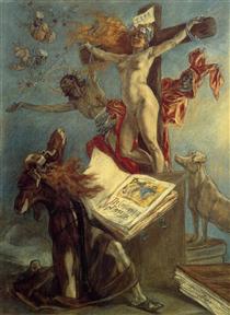 The Temptation of St. Anthony - Félicien Rops