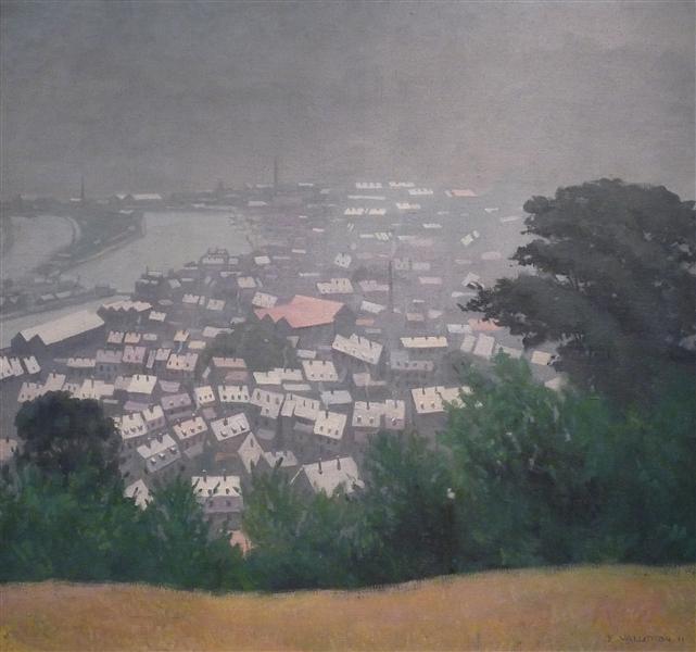 Honfleur in the mist, 1911 - Фелікс Валлотон