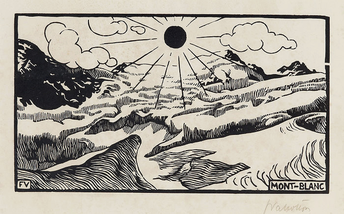 Mont Blanc, 1892 - Феликс Валлотон