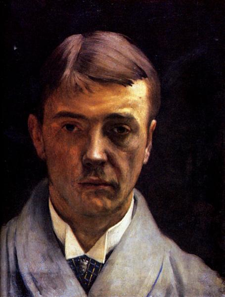 My portrait, 1891 - Феликс Валлотон