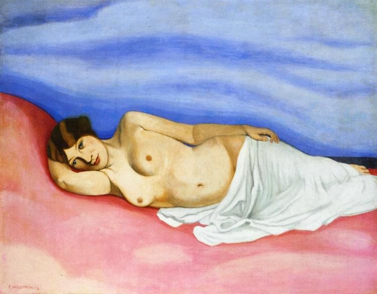 Nude in Bed, 1913 - Фелікс Валлотон