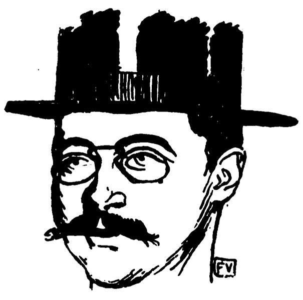Portrait of French writer and poet Adolphe Retté, 1898 - Félix Vallotton