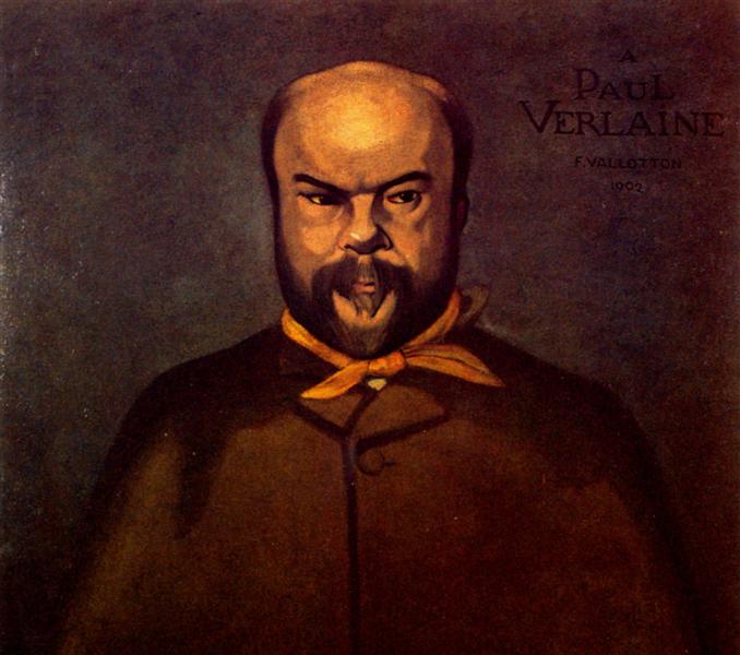 Portrait of Verlaine, 1902 - Фелікс Валлотон