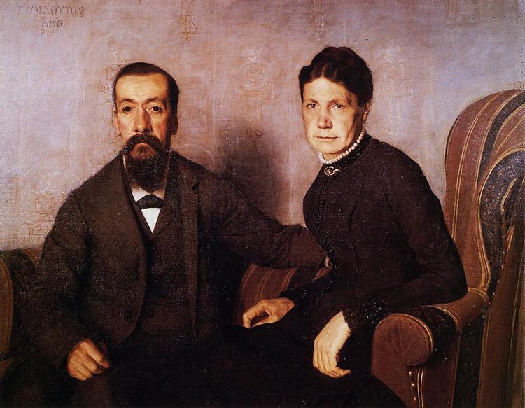 The Artist`s Parents, 1886 - Felix Vallotton