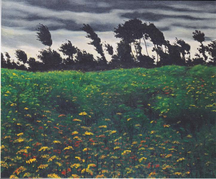 The blossoming field, 1912 - Félix Vallotton