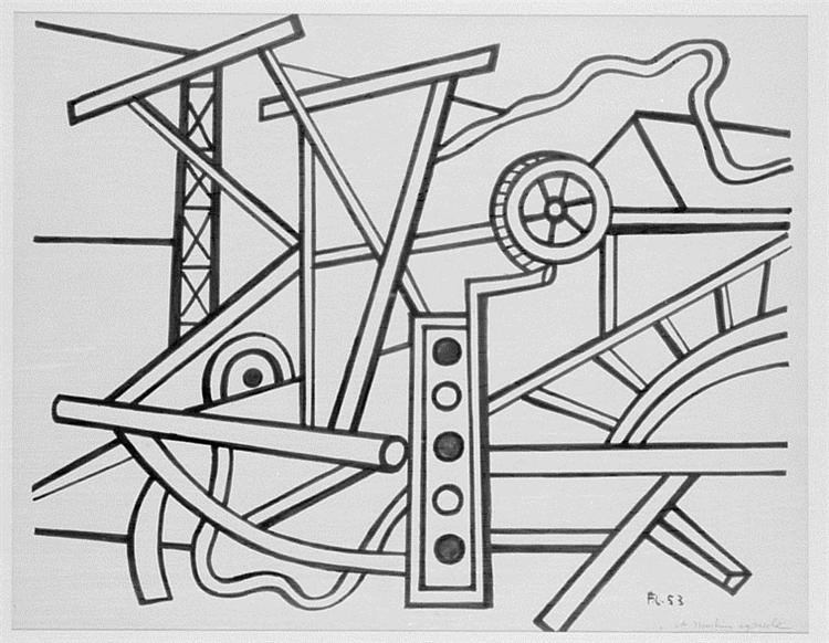 Agricultural Machinery, 1953 - Fernand Leger