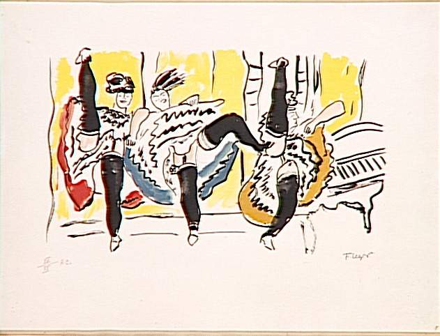 The Cancan - Fernand Léger