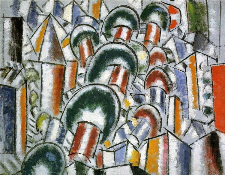 The House in the trees, 1913 - Fernand Leger