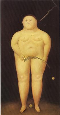 Adam and Eve (Adam) - Fernando Botero