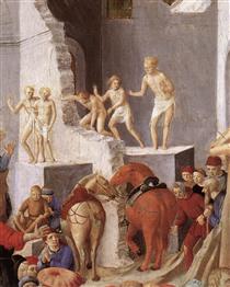 Adoration of the Magi (detail) - Fra Filippo Lippi