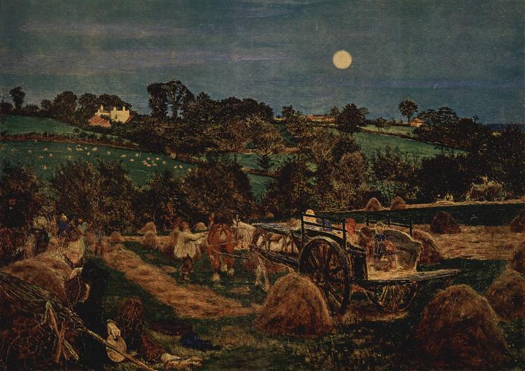 The hay harvest, 1855 - Форд Мэдокс Браун
