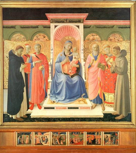 Annalena Altarpiece, c.1435 - Fra Angelico