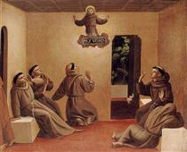 Apparition of St. Francis at Arles - Фра Анджеліко