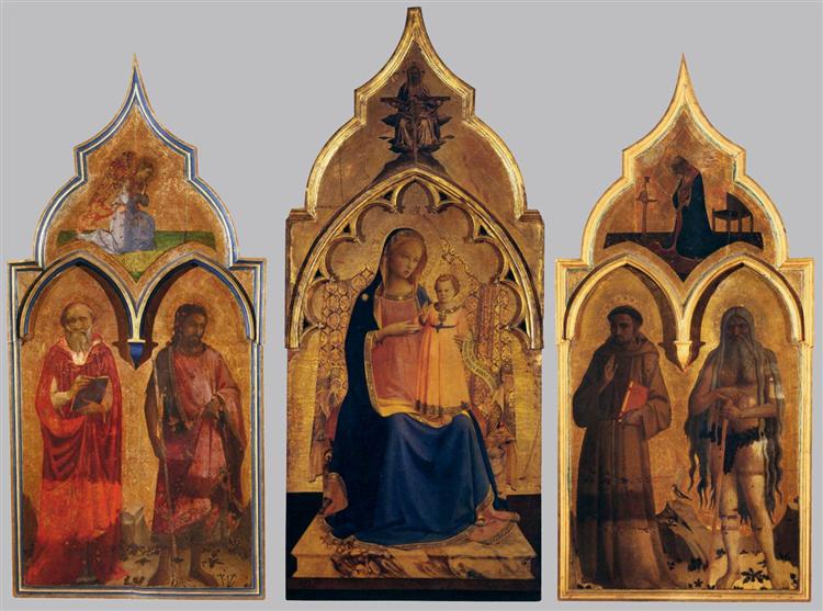 Алтарь Компанья-ди-Сан-Франческо, c.1429 - Фра Анджелико
